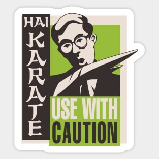 Hai Karate Sticker